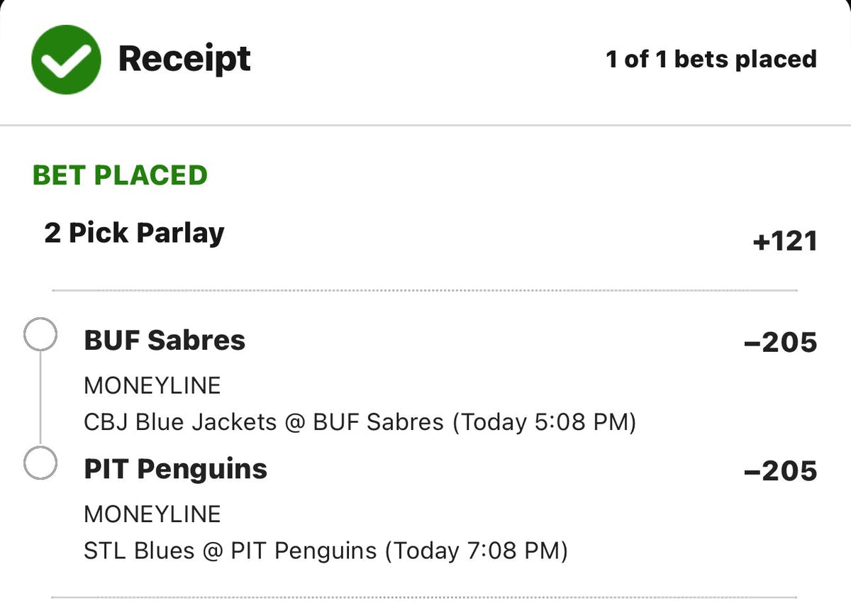 MCbets' Double Up Parlay: